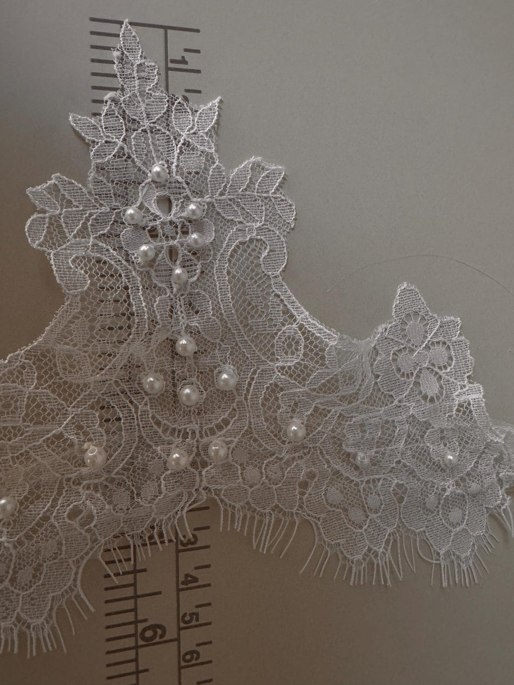Handmade Lace Choker with Pearls, Natural Ivory Lace Collar, Romantic Bridal Necklace, Victorian Inspired